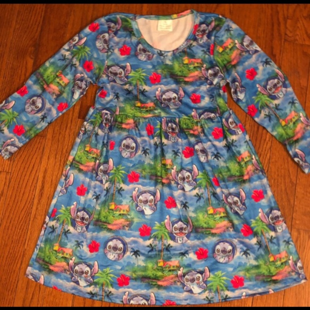 Disney stitch dress Hawaii theme aloha